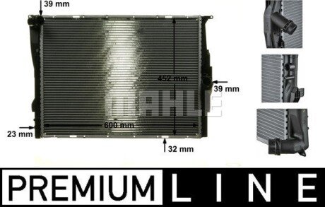 Радіатор охолодження MAHLE 8MK 376 754-071 MAHLE / KNECHT CR 1090 000P (фото 1)