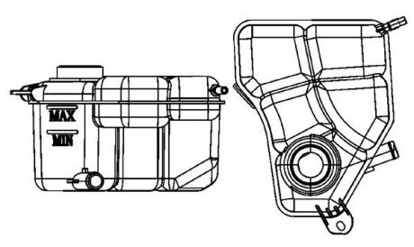 Розширювальний бачок MAHLE 8MA 376 756-654 MAHLE / KNECHT CRT 133 000S (фото 1)