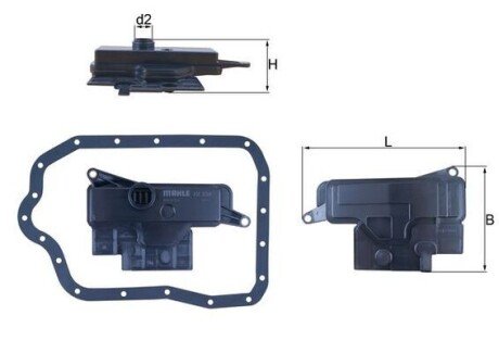 Фільтр АКПП KNECHT MAHLE / KNECHT HX234D