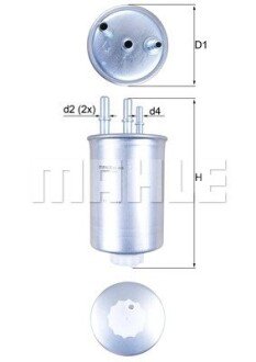 Паливний фільтр KNECHT MAHLE / KNECHT KL505