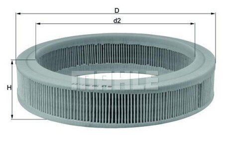 Фильтр воздушный KNECHT MAHLE / KNECHT LX 108