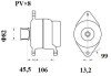 Генератор MAHLE MAHLE / KNECHT MG 877 (фото 2)