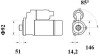 Стартер MAHLE MAHLE / KNECHT MS 754 (фото 2)