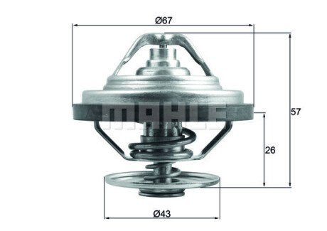 Термостат MAHLE MAHLE / KNECHT TX 158 79