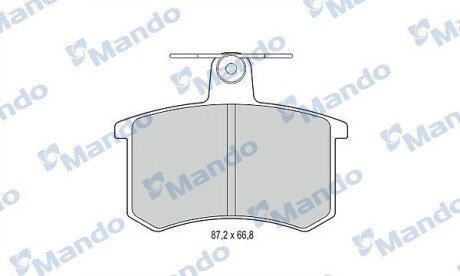 Гальмівні колодки до дисків MANDO MBF015365 (фото 1)