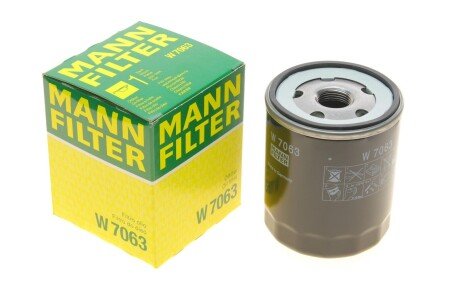 Фільтр масляний -FILTER MANN W 7063