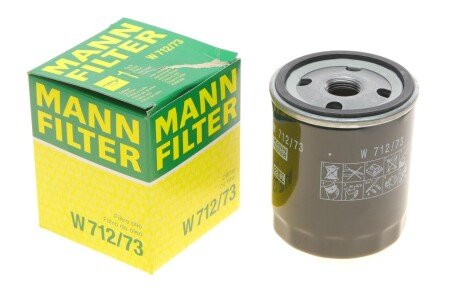 Фільтр масляний -FILTER MANN W 712/73