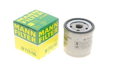 Фильтр масла FILTER MANN W 712/95 (фото 1)