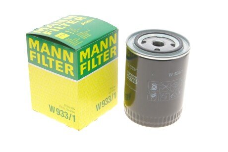 Фільтр масляний двигуна -FILTER MANN W 933/1