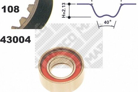 Комплект пасу ГРМ MAPCO 23004
