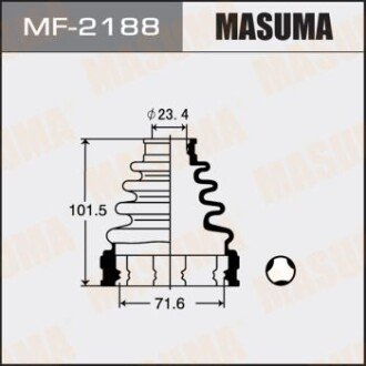 Пильовик ШРКШ внутрішнього Toyota Camry (01-11), Corolla (01-04), Highlander (00-07), RAV 4 (00-) (MF-2188) MASUMA MF2188