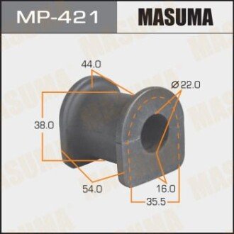 Втулка стабілізатора переднього (Кратно 2) Mitsubishi (MP-421) MASUMA MP421