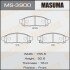 Колодки гальмівні передн Mitsubishi L200 (07-), Pajero Sport (09-15) (MS-3900) MASUMA MS3900 (фото 1)