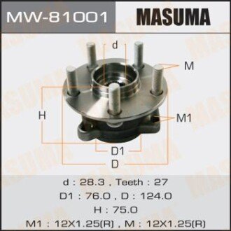 Маточина колеса (MW-81001) MASUMA MW81001