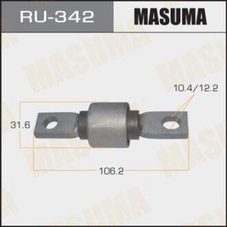 Сайлентблок заднього верхнього поперечного важеля Honda Civic, CR-V (-02) (RU-342) MASUMA RU342