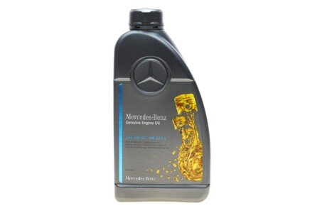 Олива моторна MB 229.5 1л "SAE 5W-40 MB 229.5 MERCEDES MERCEDES-BENZ 000989210711FAEE