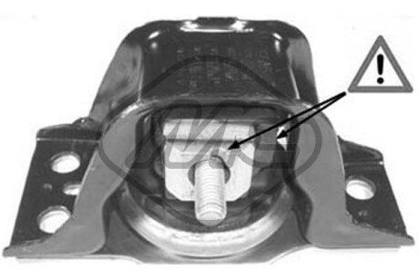 Подушка ДВЗ правая Renault Clio III, Modus (04-) Metalcaucho 05144