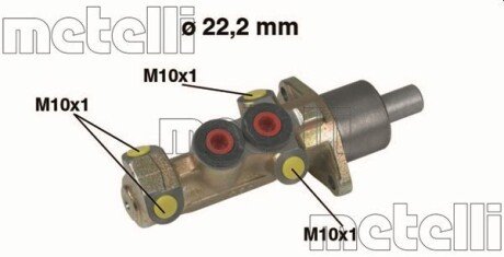 Циліндр гальмівний головний Metelli 05-0387