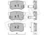 Комплект гальмівних колодок (дискових) Metelli 22-0173-0 (фото 1)