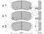 Комплект гальмівних колодок (дискових) Metelli 22-0503-0 (фото 2)