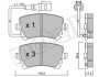 Комплект гальмівних колодок (дискових) Metelli 22-0554-0 (фото 1)