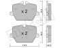 Комплект гальмівних колодок (дискових) Metelli 22-1266-0 (фото 1)