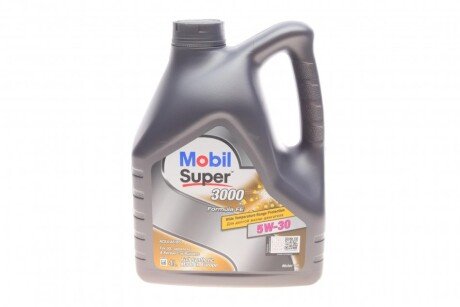 Моторна олива Super 3000 X1 Formula FE 5W-30, 4л MOBIL 152564