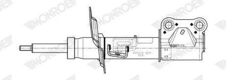 Амортизатор газомасляний MN MONROE 742274SP