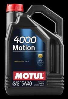 4000 Motion SAE 15W40 (5L) MOTUL 100295