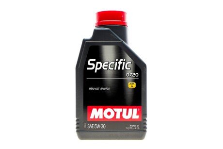 Масло моторное Specific 0720 5W-30 (1 л) MOTUL 102208