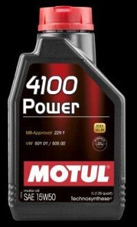 4100 Power SAE 15W50 (1L) MOTUL 102773