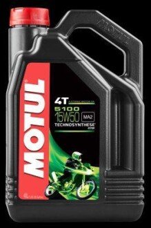 5100 4T SAE 15W50 4х4 L MOTUL 104083