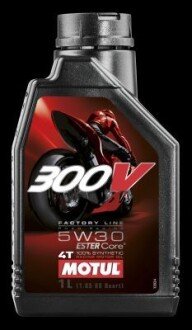 300V 4T Factory Line Road Racing SAE 5W30 (1L) MOTUL 104108