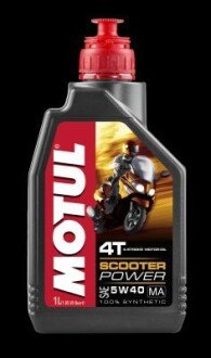 Scooter Power 4T SAE 5W40 MA (1L) MOTUL 105958