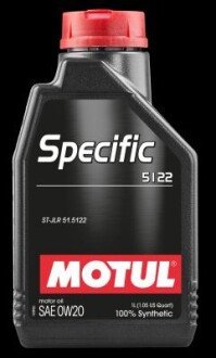 Specific 5122 SAE 0W20 (1L) MOTUL 107304