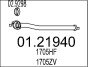 Проміжна труба вихл. системи MTS 01.21940 (фото 1)