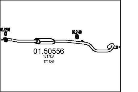 Резонатор MTS 01.50556