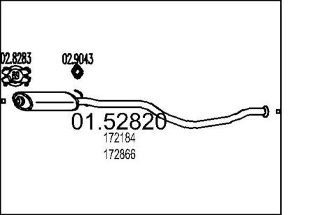 Резонатор MTS 01.52820