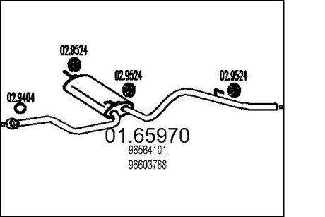 Глушник MTS 01.65970