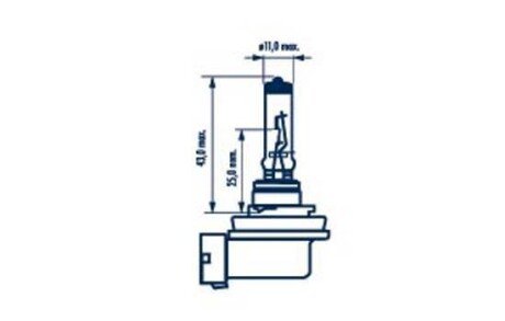 480783000 Лампа H11 LONG LIFE 12V 65W PGJ19-2 LONG LIFE NARVA 48078