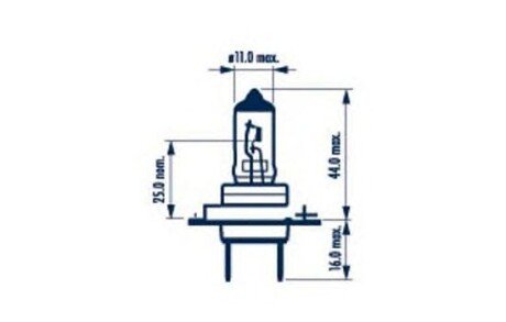 Лампа галогенна H7 12V 55W PX26d NARVA 48328