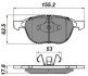 Гальмівні колодки пер. Focus/C-Max/Kuga 03- National NP2002 (фото 1)
