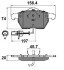 Гальмівні колодки пер. Passat B5/Audi A4/A6 00-05 National NP2026 (фото 1)