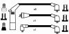 Комплект проводів запалення NGK 8286 (фото 2)