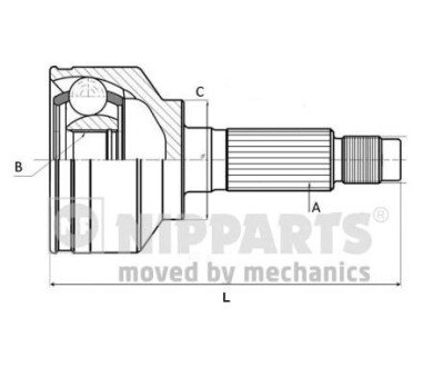 ШРУС NIPPARTS J2823015