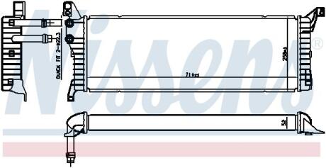 Радіатор охолодження NISSENS 606087