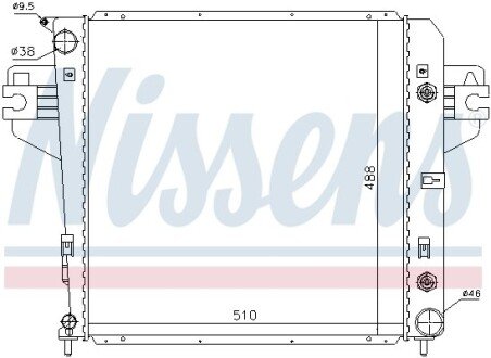 Радiатор NIS NISSENS 61017