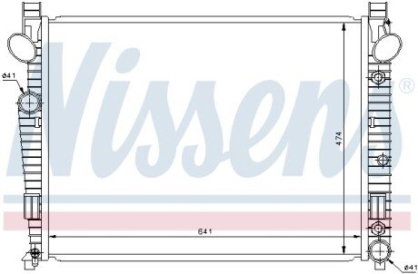 Радіатор охолоджування NI NISSENS 62772