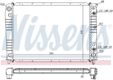 Радіатор охолодження NISSENS 65537A