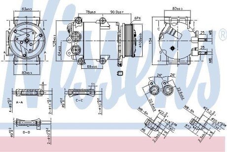 Компресор кондиціонера NI NISSENS 890392